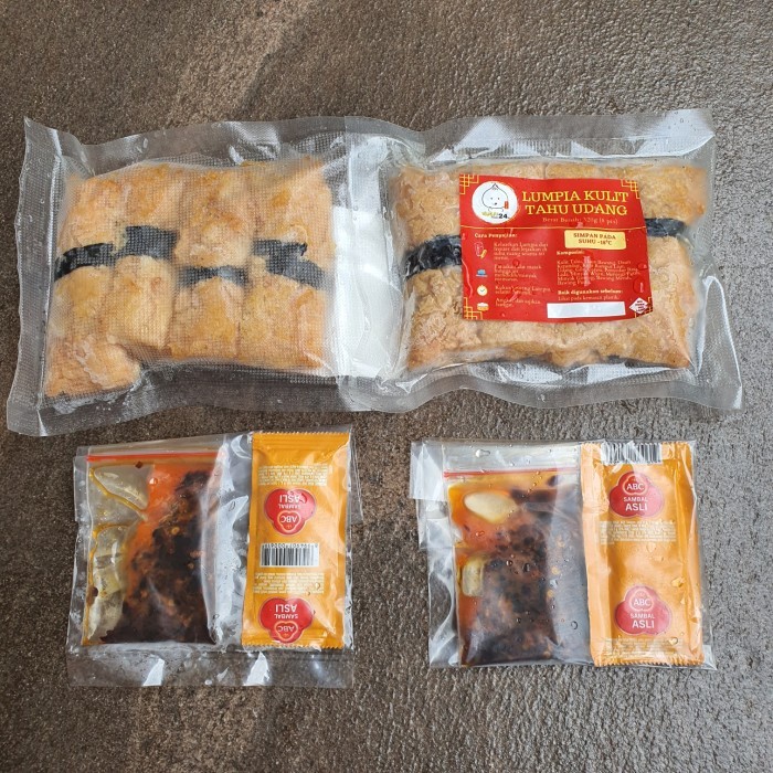 

WANGFU DIMSUM PREMIUM - LUMPIA UDANG KULIT TAHU (pack isi 4pcs)
