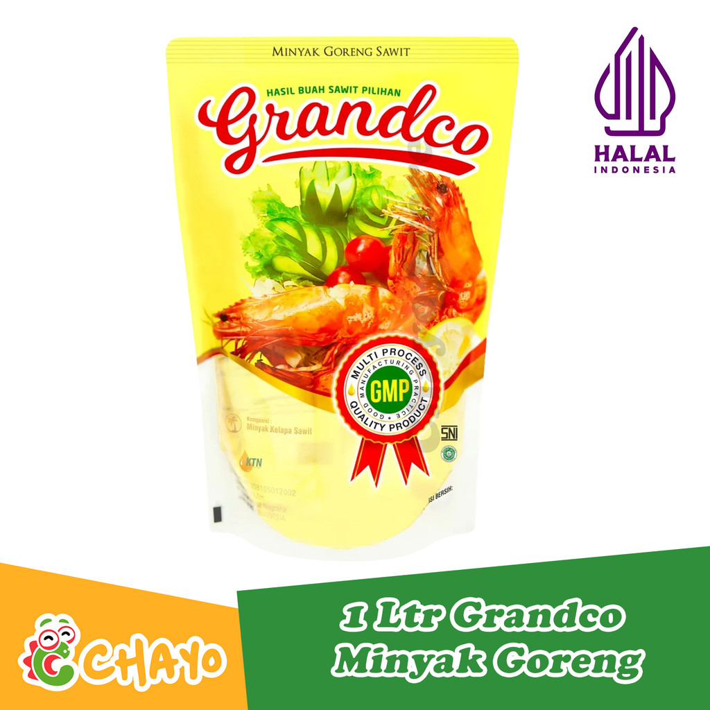 

Grandco Minyak Goreng 1 Liter Refill Pouch Minyak Goreng Sawit