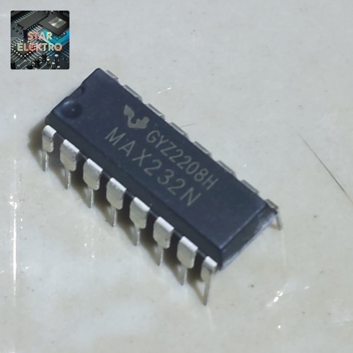 MAX232N Dip-16 MAX232 MAX 232 232N IC Dual Receiver Driver EIA-232 5V 120kbps RS232 Texas Instrument