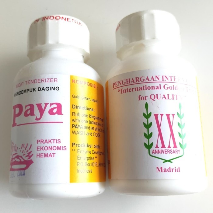

PAYA PENGEMPUK (botol kecil 70gr)