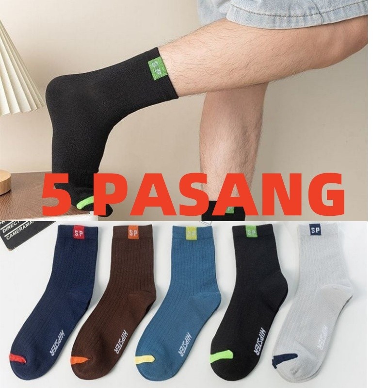 [5 PASANG]kaos kaki cowok keren kaos kaki pria motif kaos kaki ankel pria