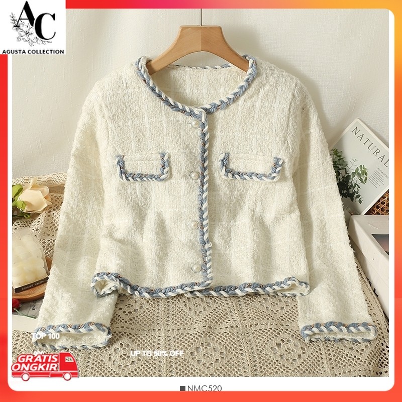 Outer Cardigan Korea / XIAOZHAINV Korean Style Cardigan Lengan Panjan Wanita cardigan wanita korea C