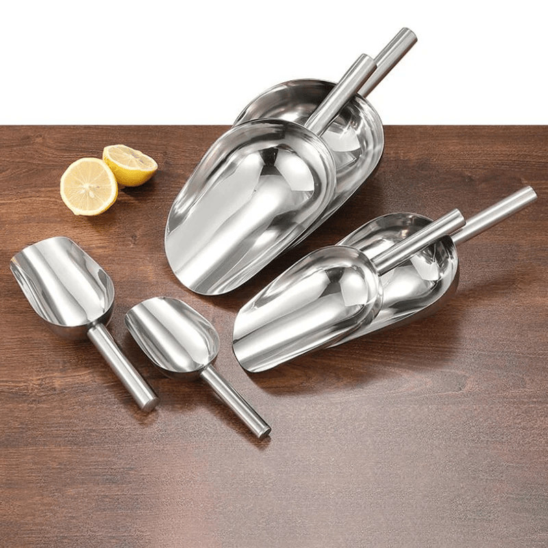 Sekop Es Measure Scoop Sweet Candy Buffet Food Stainless Steel - CAN02