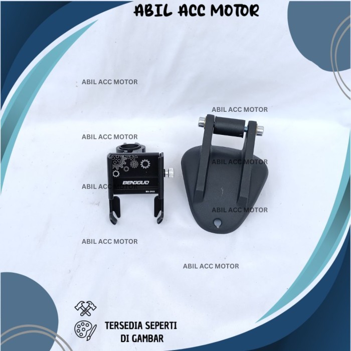 PAKET HOLDER GPS HP NMAX TURBO NMAX NEO S NMAX NEW 2024 PHONE HOLDER BG ALUMUNIUM STANG MOTOR BRAKET