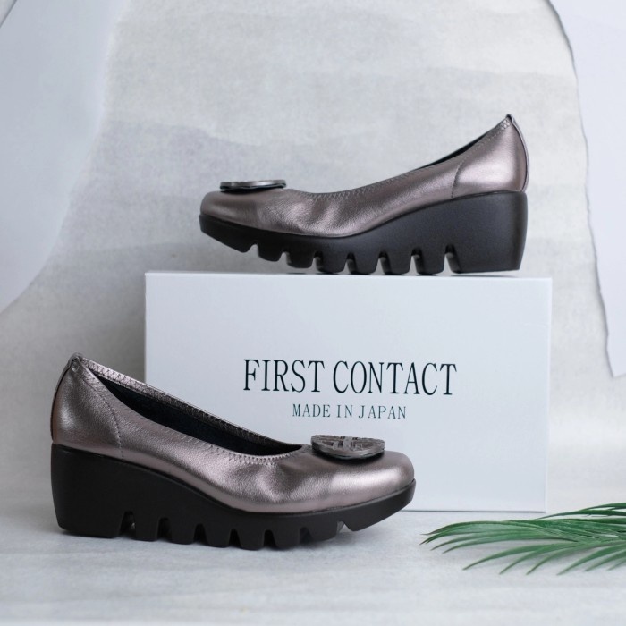PROMO - Sepatu wanita First contact japan / First contact - silver, 35