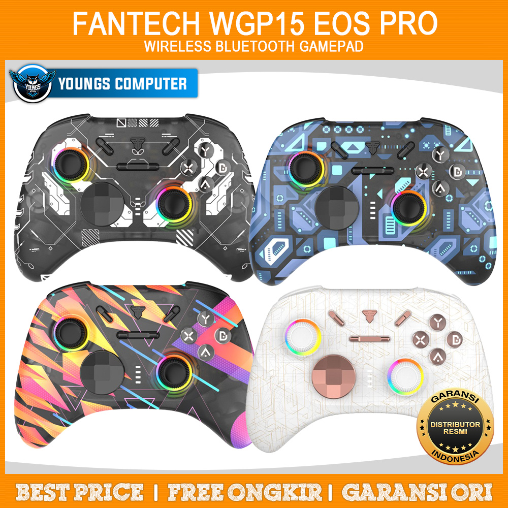 FANTECH WGP15 EOS PRO Wireless Bluetooth Gamepad Joystick PC Android