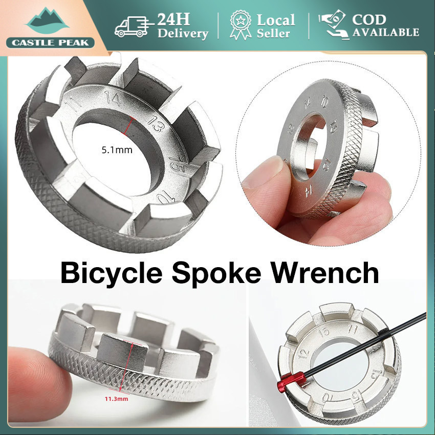 Kunci Stel Jari jari velg sepeda Setel Ruji Spoke wrench nipple tool Kunci Pas Tool Buka Setel Jari 
