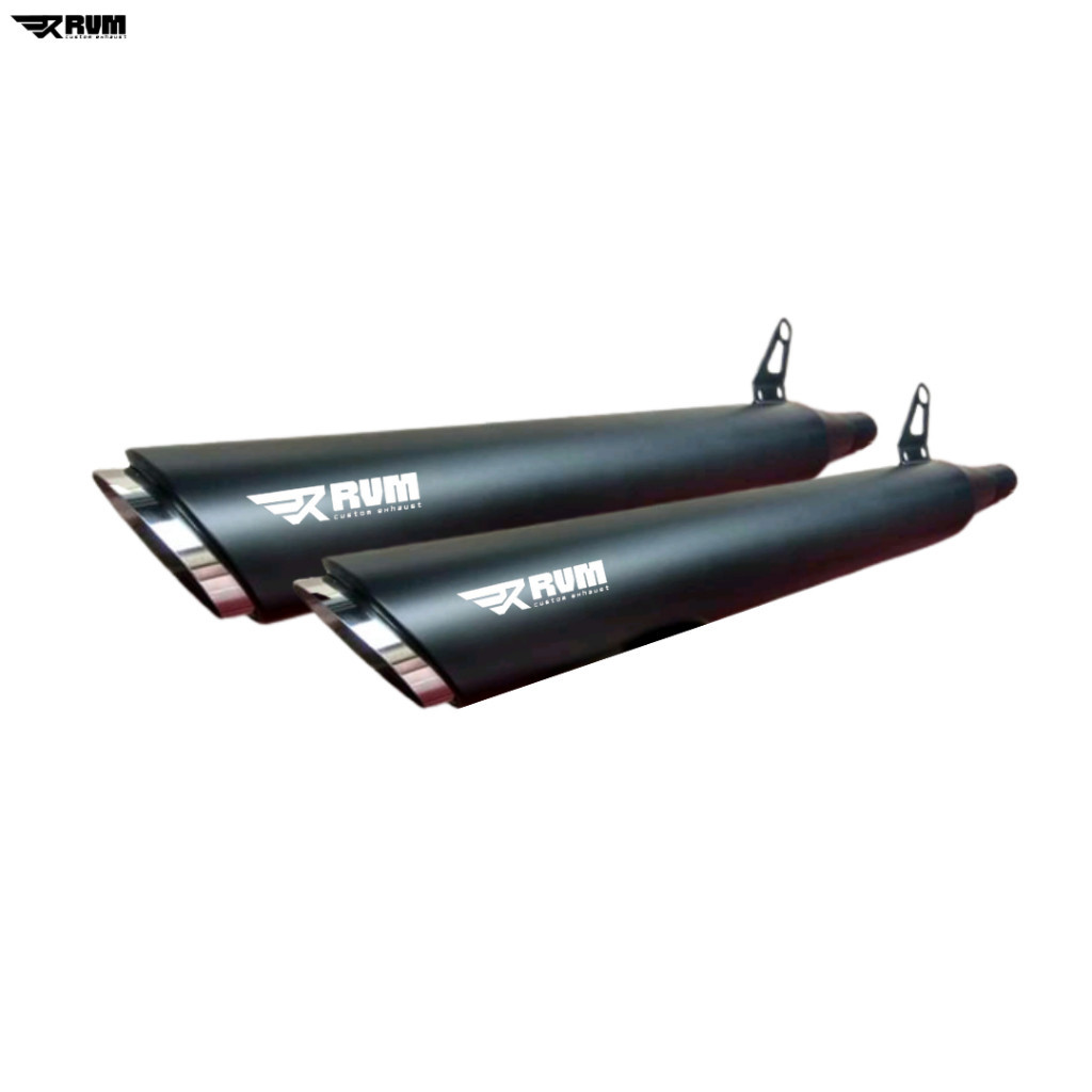 KNALPOT CUSTOM RVM FOR W175, BOBBER, ROYAL ENFIELD