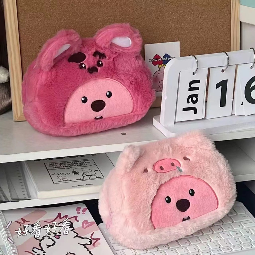 

[HARU] Costumes Loopy Series Pencil Case Tempat Penyimpanan Alat Tulis Kotak Pensil Pouch Serbaguna Tentengan Lucu