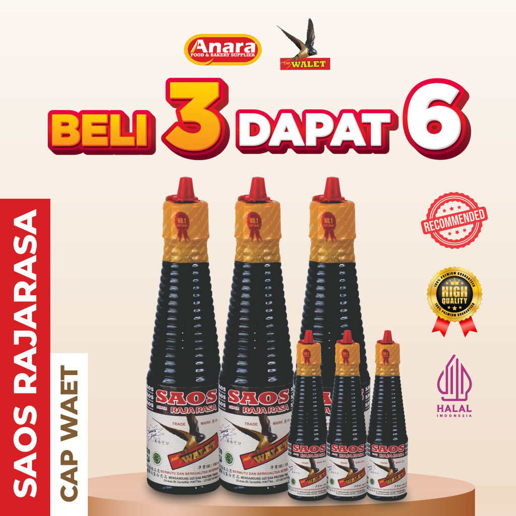 

[Buy 3 Get 6] Saos Rajrasa Non-MSG Halal 150ml | Lebih Hemat