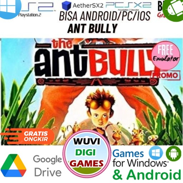 Jual Game PS2 Ant Bully | Bisa di PC / Android / IOS Plus Emulator | Beli 3 Gratis 1  - WuviDigiGame