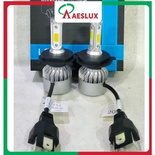 LED Mobil S2 H4 12V lampu headlamp mobil