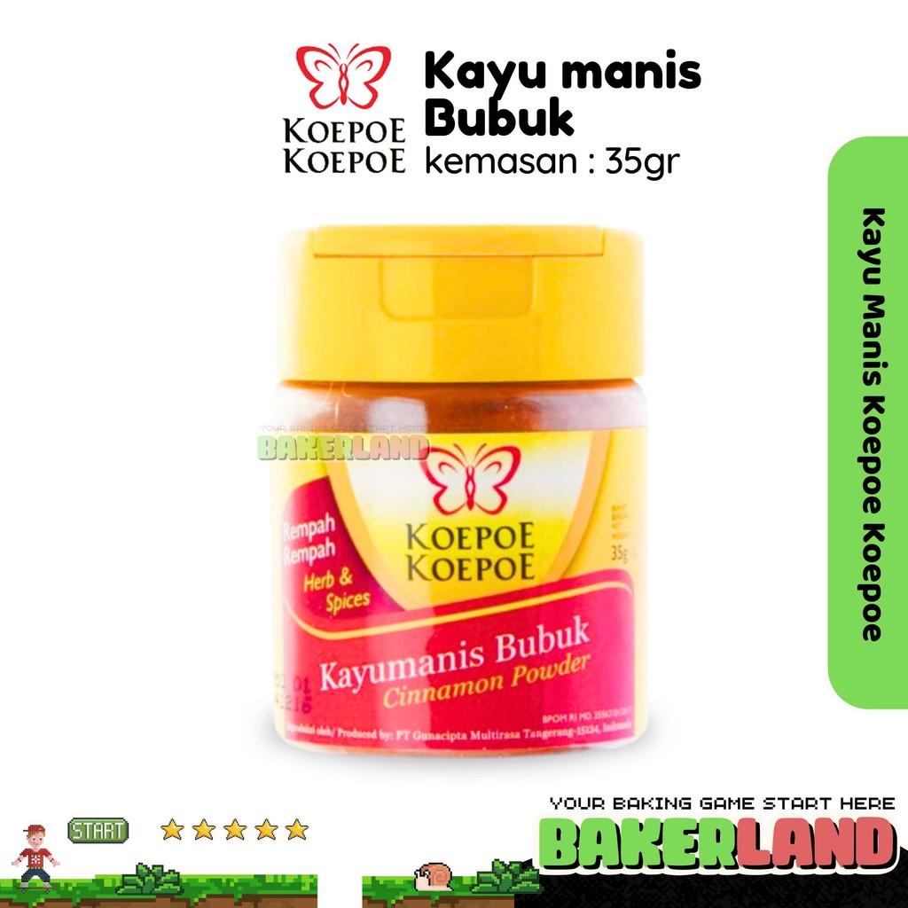 

Kayu Manis Bubuk Koepoe Koepoe 35gr / Cinnamon Powder Koepoe / Kupu Kupu Rempah Kayu Manis Cinnamon / Cinnamon Powder