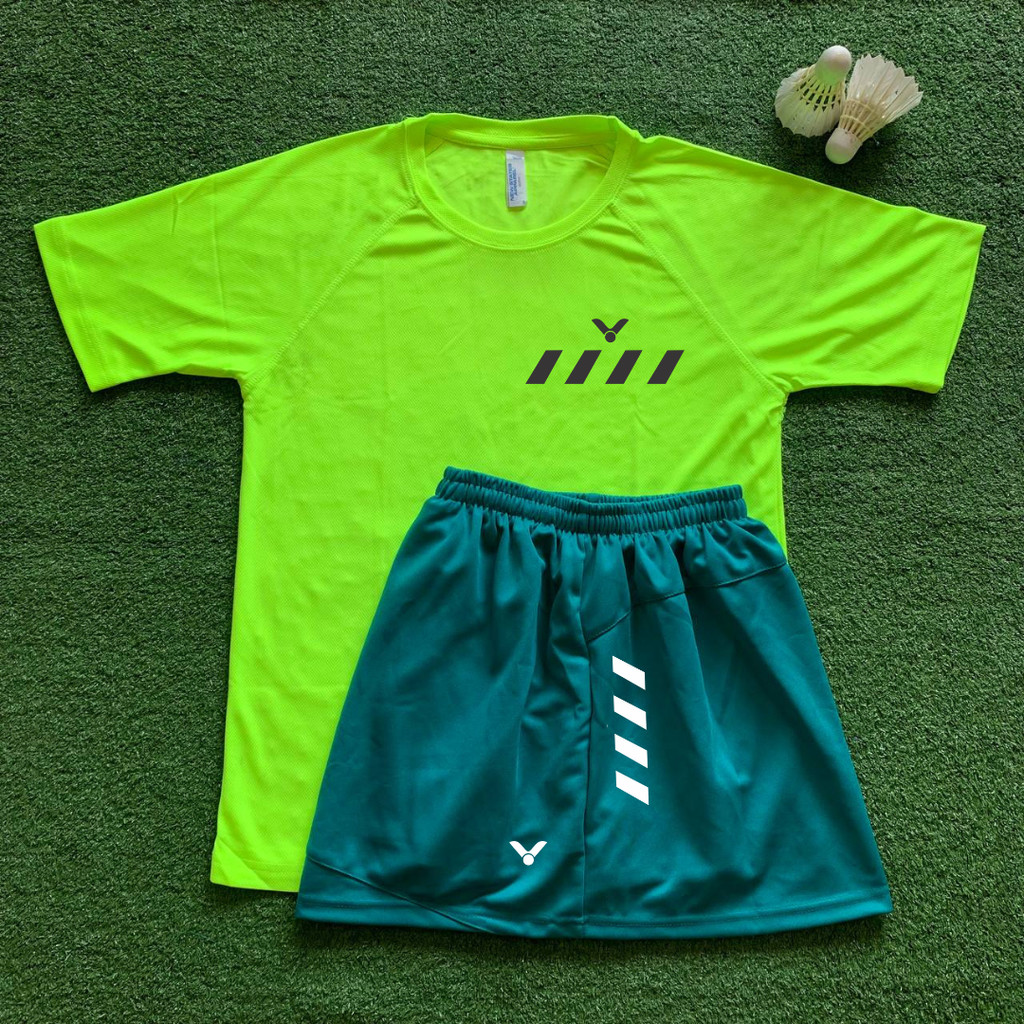 Baju Badminton DRYFIT WANITA ROK VKTR v2 STABILO