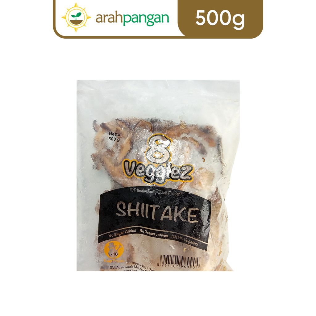 

8 Veggiez Sliced Shiitake Mushroom 500gr (8-10mm)