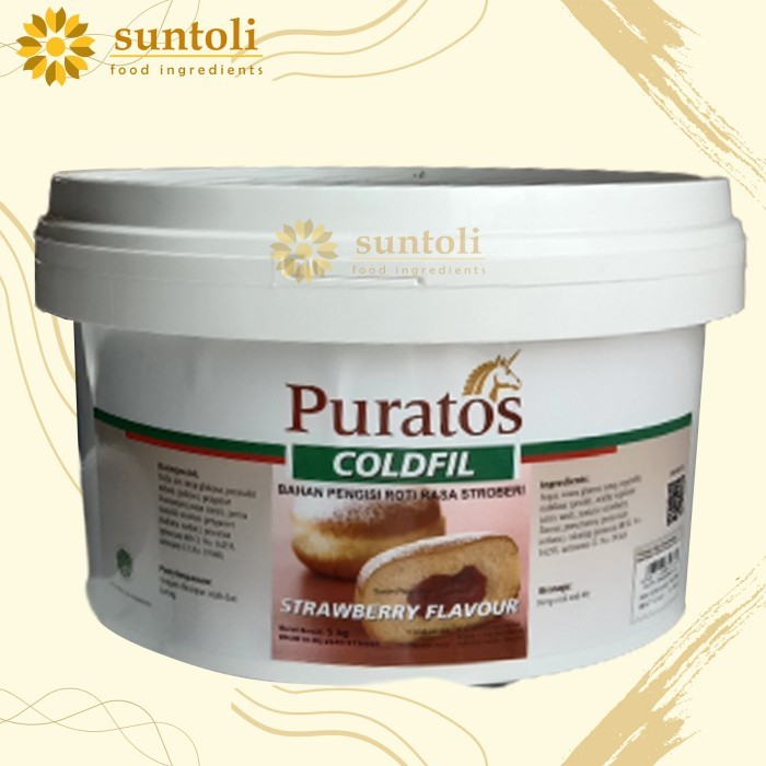 

[New Arrival] PURATOS COLDFIL STRAWBERRY / Selai Stroberi Siap Pakai - 5 kg Selai s