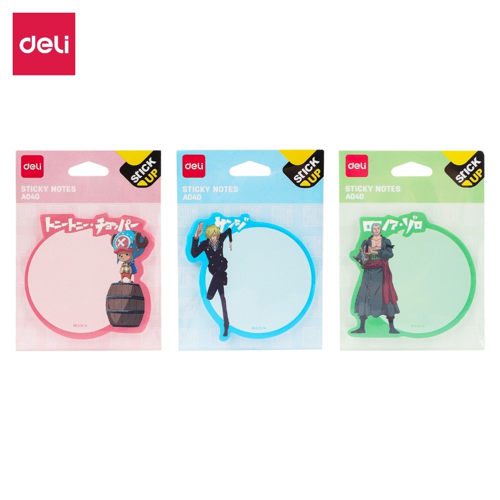 

Deli One Piece Sticky Notes / Memo Pad One Piece 30 Lembar Kertas Tebal EA040