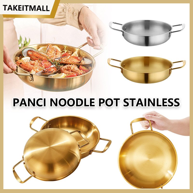 Panci Ramen Korean Ramen Pot / Panci Ramen Korea Noodle Pot Stainless Steel