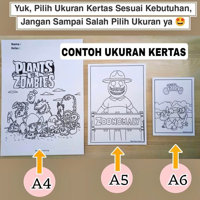 

TERLARIS! Kertas Mewarnai Anak Tema Sprunki V6 / Kertas Gambar (10 Lembar) / Kertas Mewarnai Anak TK / PAUD / SD - A4