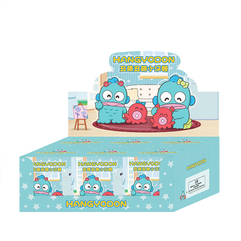 

New Hot Selling Hangyodon Cute Little Hanton Blind Box Trendy Play Creative Ornaments Cute Decorations Mystery Box Gift