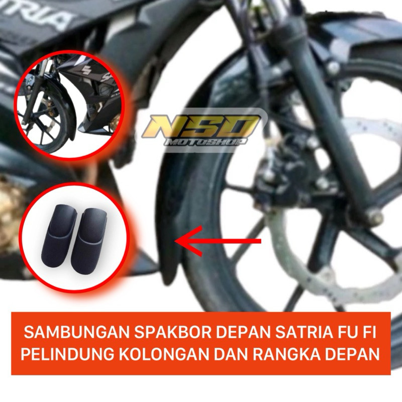 Aksesoris Satria Fu Sambungan Spakbor Depan Satria Fu Fi Pelindung Mesin Satria Fufi