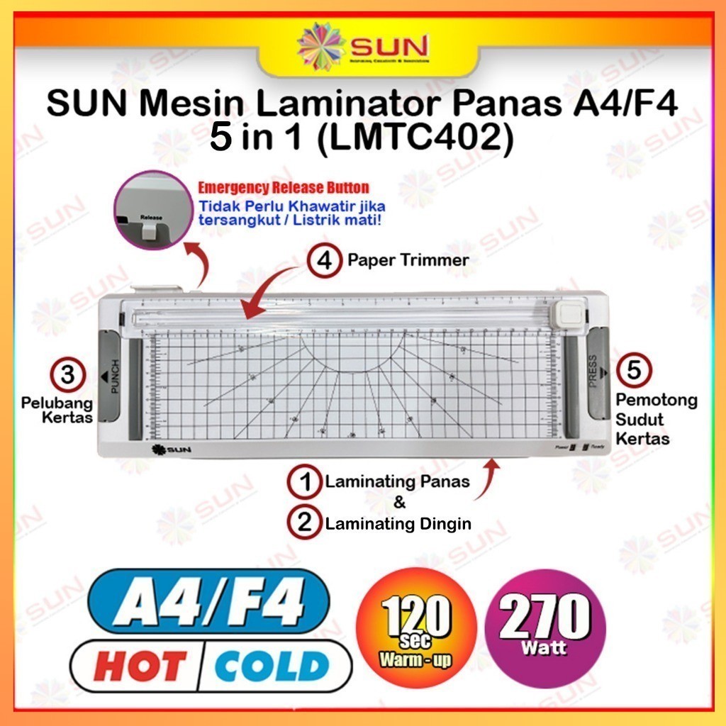 

Mesin Laminating A4/F4 (240mm) Panas & Laminasi Dingin KTP, Ijasah KK Sertifikat, Akte