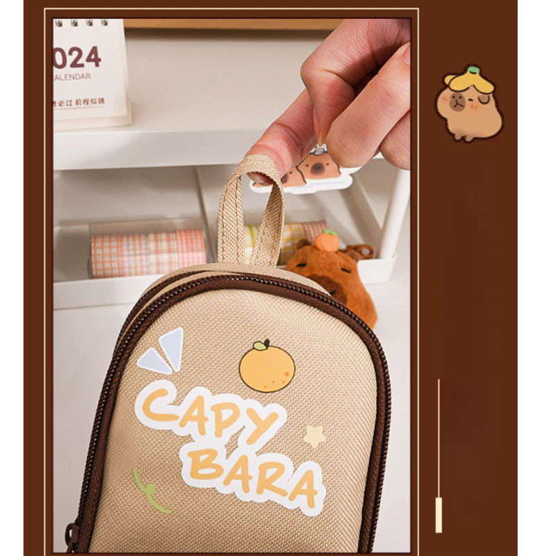 

JAMIN MURAH !!!Modis Lucu Kapibara Kuromi Melody Panda Pensil Case 6 Lapis Besar Kapasitas Multifungsi Tahan Air Siswa Kanvas Pensil Tas(BISA LANGSUNG ORDER)