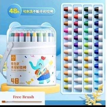 

Kualiwen Silky Crayon Mirip Grasp Kuailiwen isi 48 warnaCO