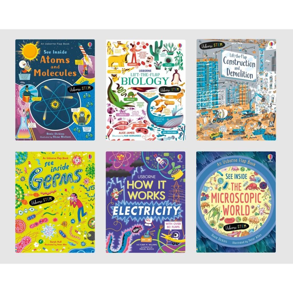 Buku Anak Lift the Flap See Inside / Buku STEM Anak Lift the Flap Import