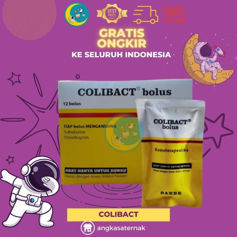 ECER 1 COLIBACT BOLUS DIARE HEWAN - Untuk Sapi Kuda Domba Babi