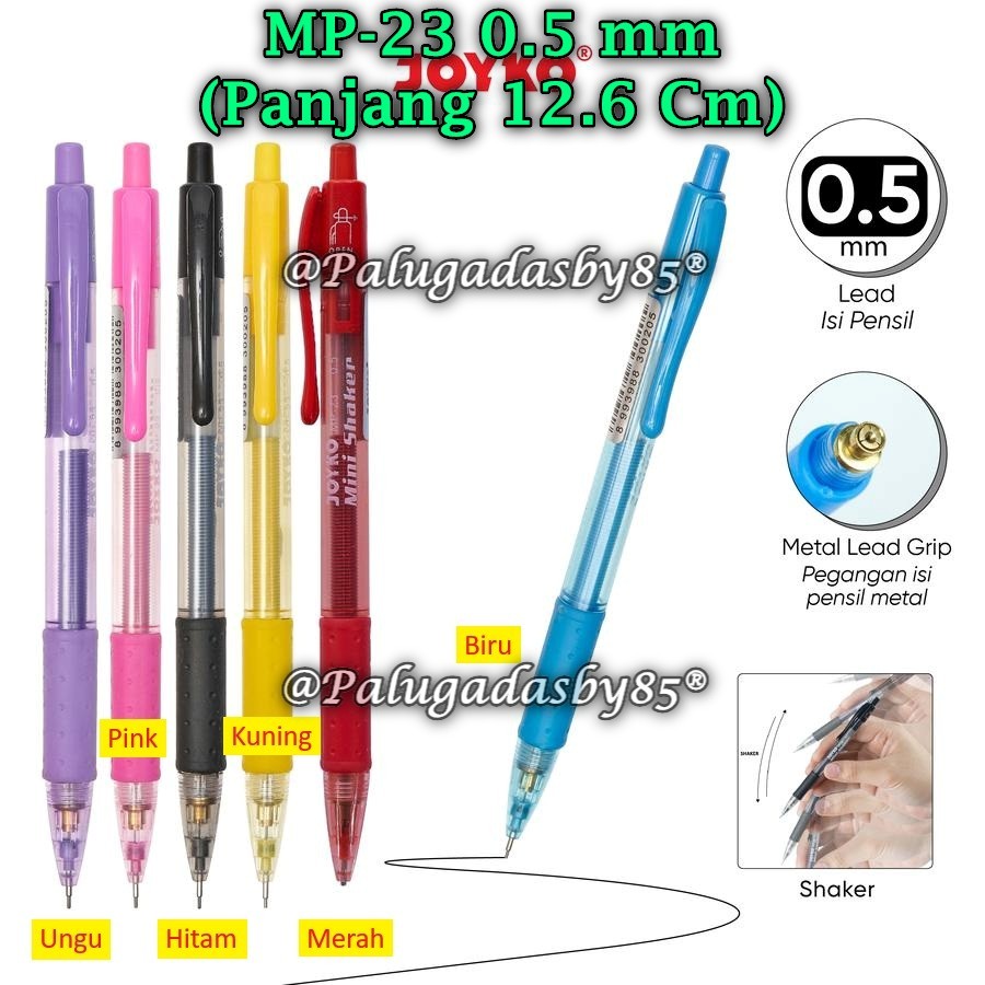 

(1 Biji) Pensil Mekanik JOYKO MP-23 0.5 mm / Mechanical Pencil Joyko MP-23 0.5 mm (1 Biji)