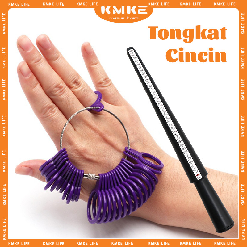 

Set Alat Pengukur Jari Cincin Gelang Ring Sizer Jewelry Stick Alat Ukur Cincin / Stik Ukur Cincin Kuningan