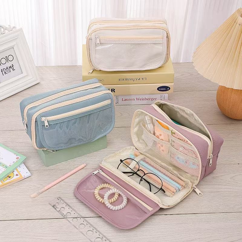 

Pencil Case Korea Jumbo Aesthetic Premium / Tempat Pensil Kapasitas Super Besar / Tas Pensil Lucu Wajib Punya Untuk Sekolah Kantoran