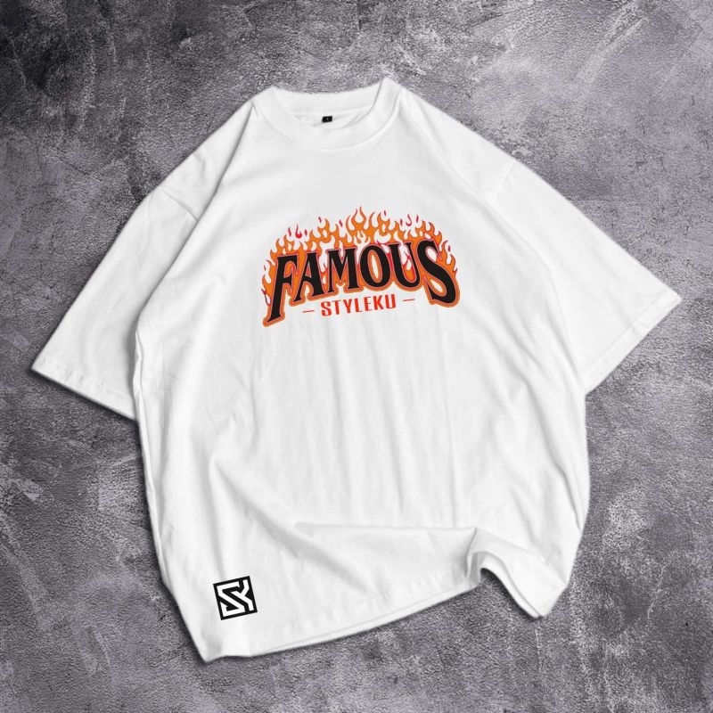 Kaos Distro Sablon Digital Anime Famous unisex