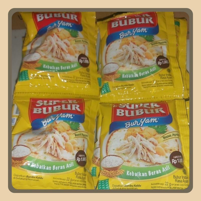 

Super Bubur Buryam Instan 10 Sachet Praktis