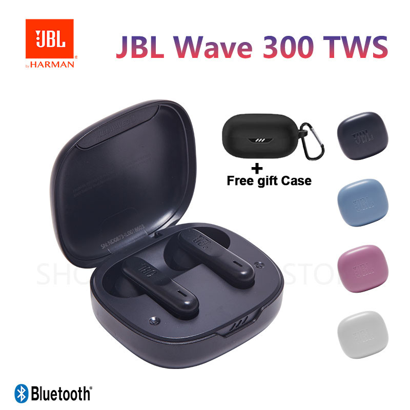 Original JBL Wave 300TWS Wireless Bluetooth Headphones Music Gaming Headset W300 Sports Running Earp