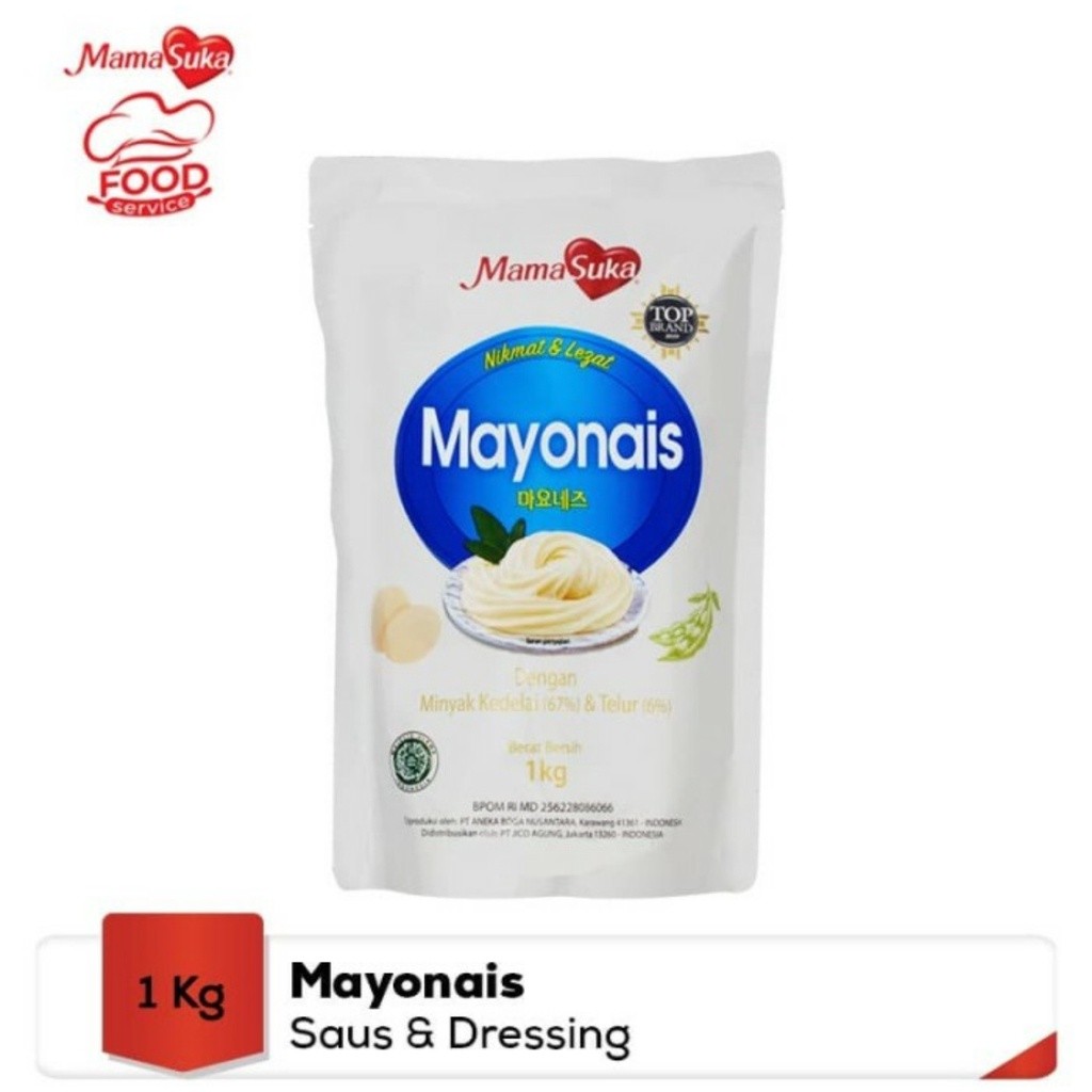 

New Mayonais Mamasuka Mayonaisse Original 1kg Terlaris