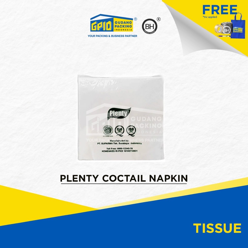 PLENTY - Tissue Cocktail Napkin