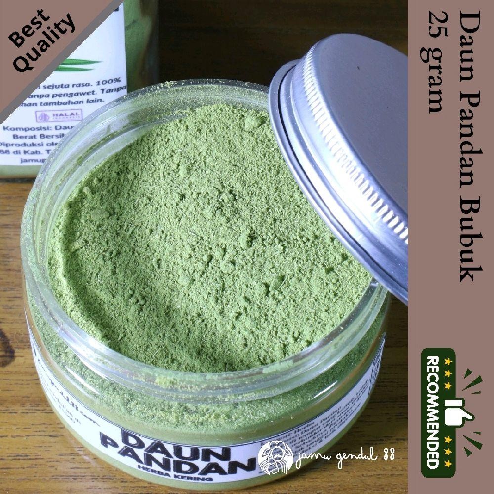 

Daun Pandan Bubuk - Pandan Leaves Powder - High Quality Herbs Powder by Jamu Gendul 88