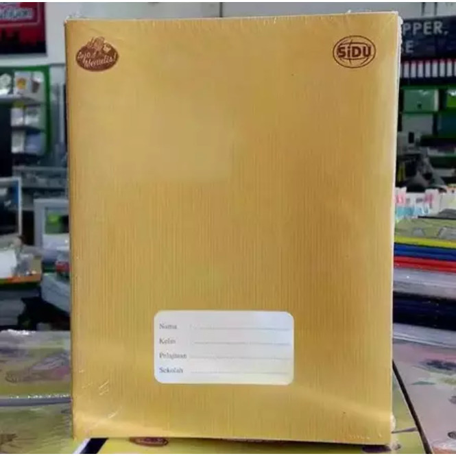 

DISKON (1 Pcs) Buku Tulis Sinar Dunia / SIDU Kraft 40 Lembar Ukuran Kwarto - Buku tulis sampul coklat