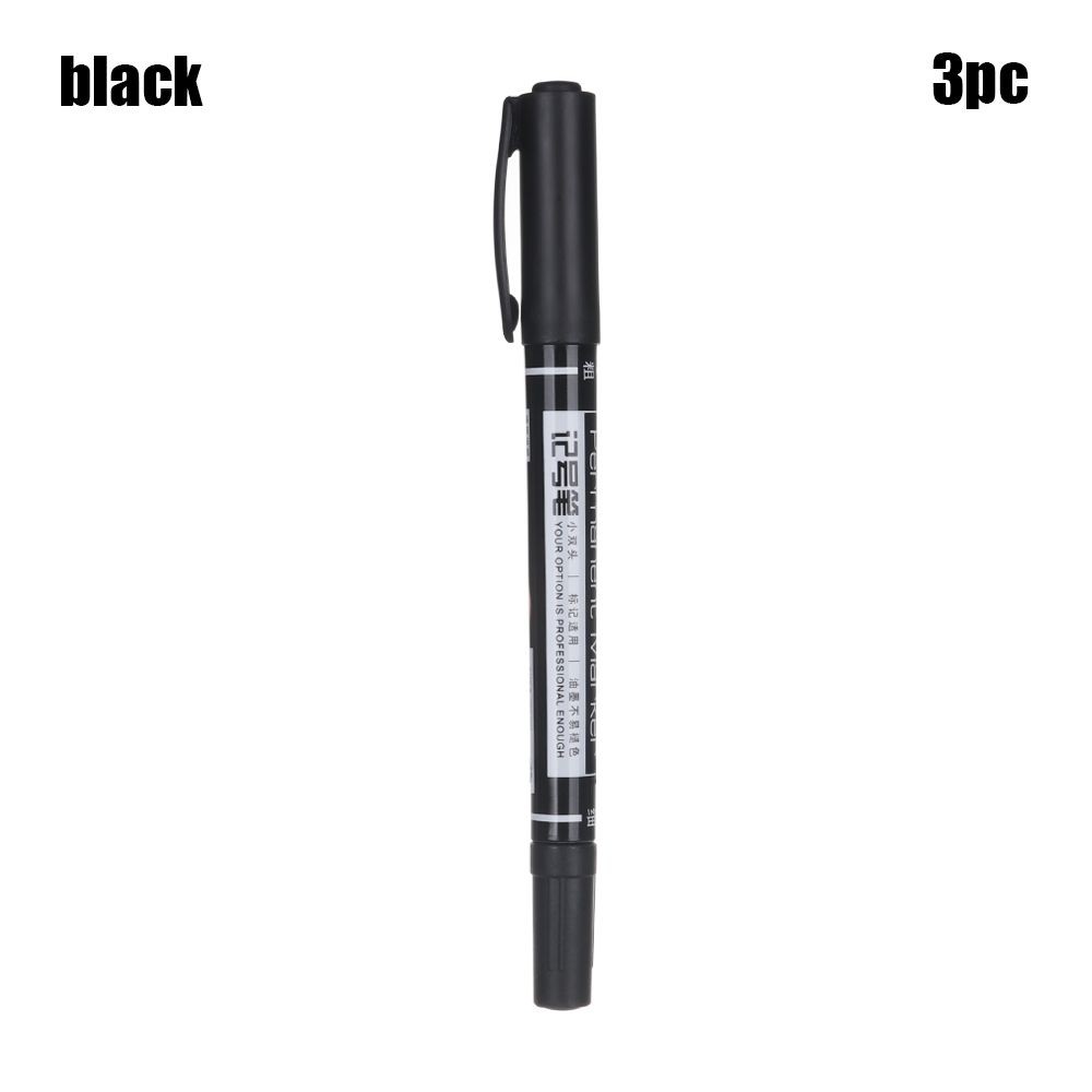 

1/3pcs High Quality Graphic Drawing Fast Dry Permanent Fine Point Marker Sketch Pens Twin Tip