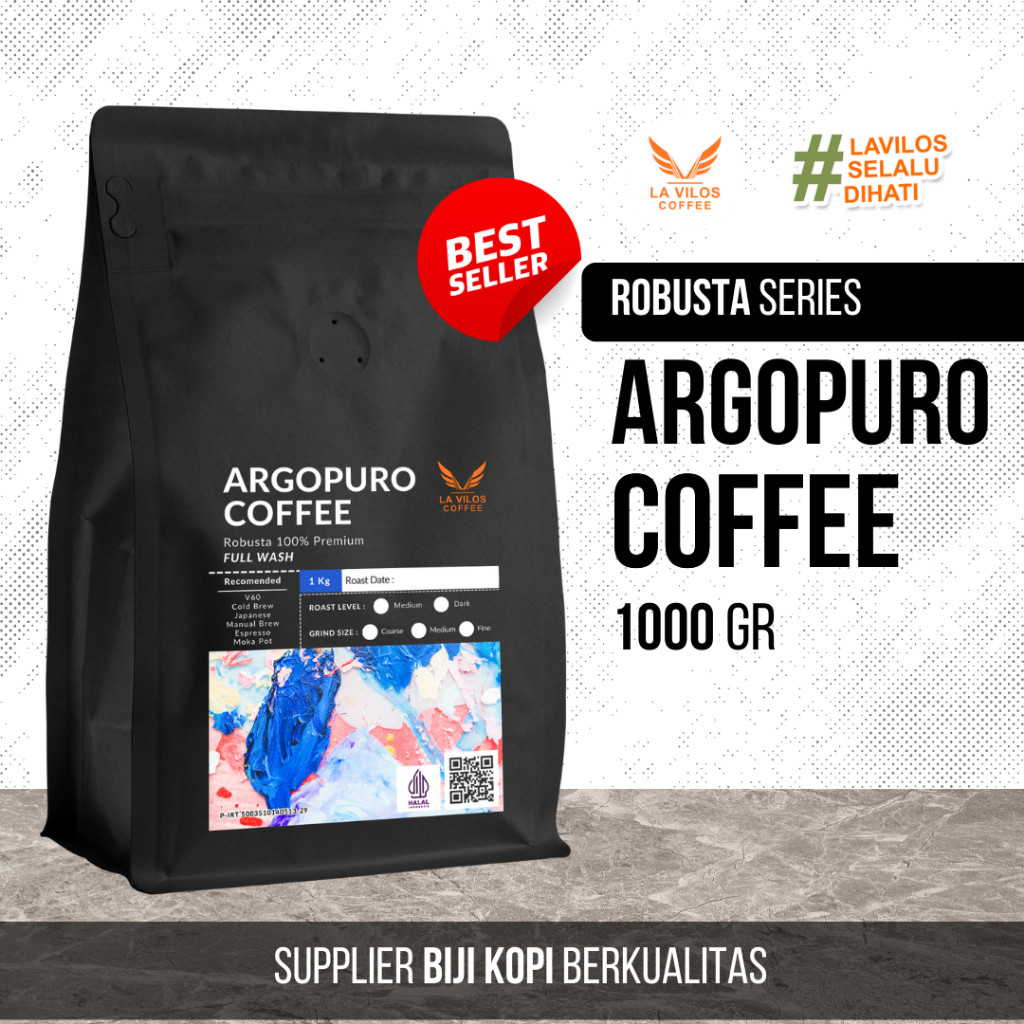 

JAMIN MURAH !!!LA VILOS - Argopuro Coffee Robusta - 1kg(BISA LANGSUNG ORDER)