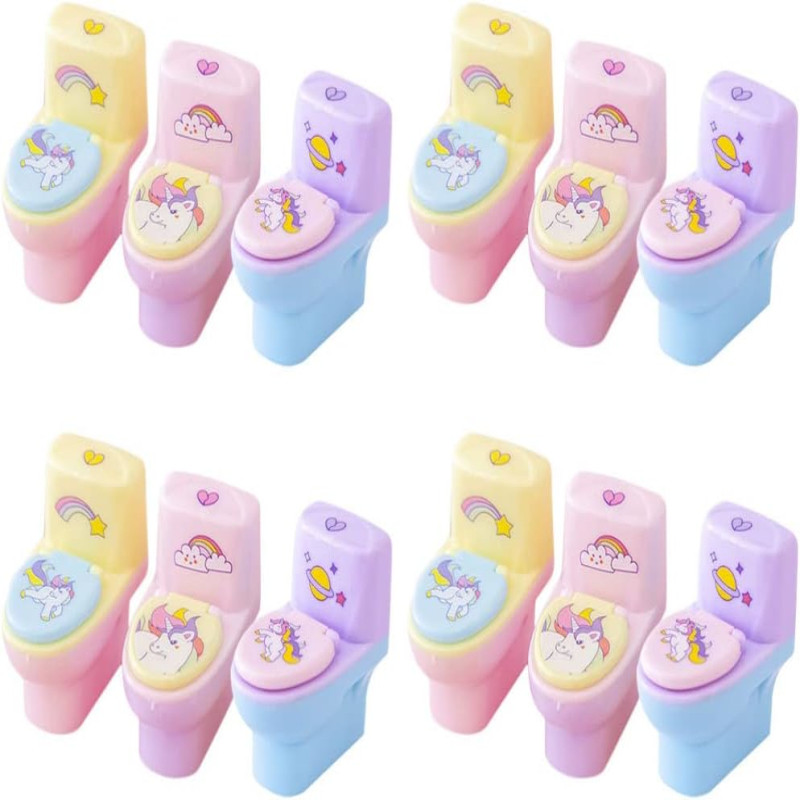 

20 Pcs Kids Pencils Sharpener Toilet Shape Hand Pencil Sharpener Novelty Pencil Sharpener, Gift for Business Office School Party