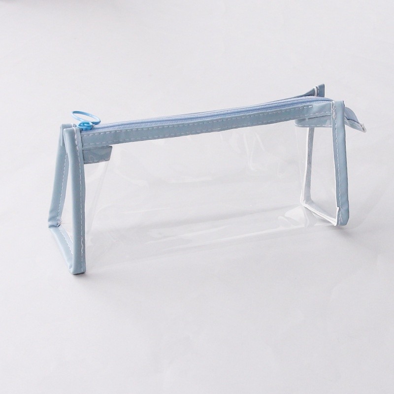 

Large Capacity Pencil Case Transparent Simple Pen Bag Student Stationery Zipper Storage Bag Office School Supplies Cosmetic Bag