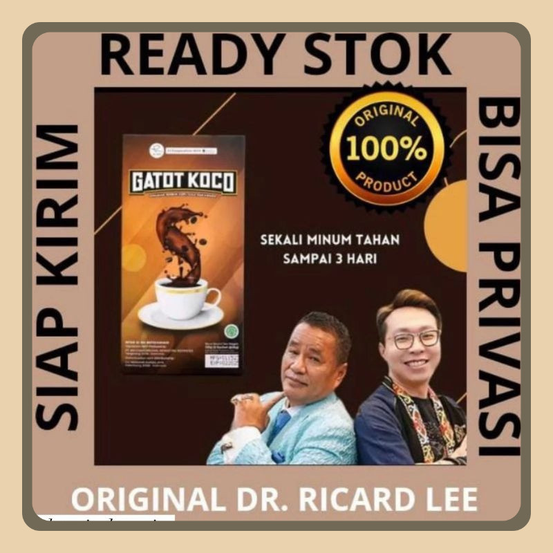 

Kopi Gatot Koco dr.ricard Lee resmi distributor