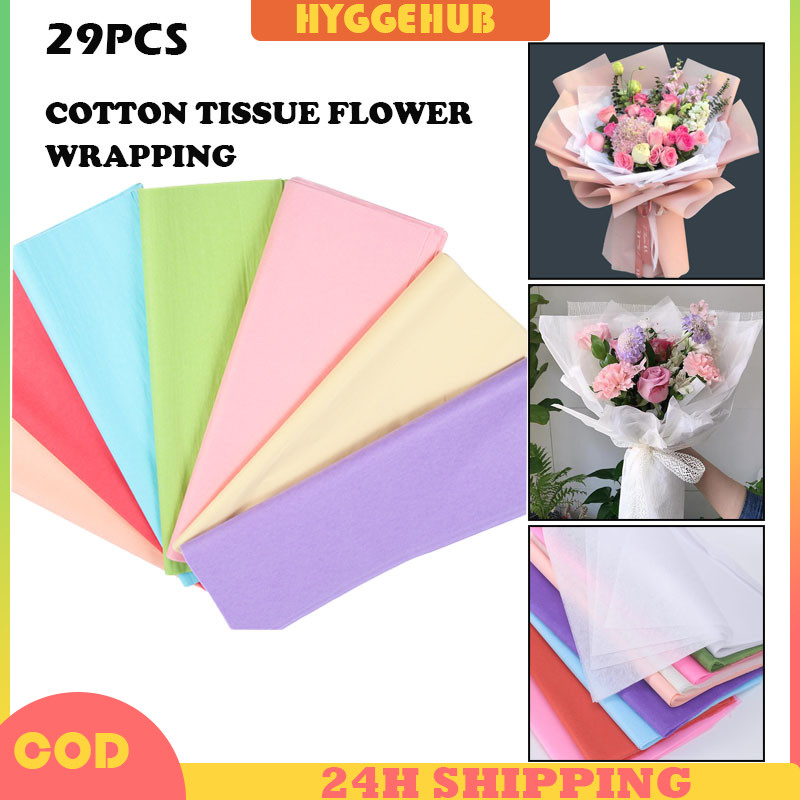 

Tissue Cotton Paper Flower/Non Woven Kertas Buket Tebal Pembungkus Bung