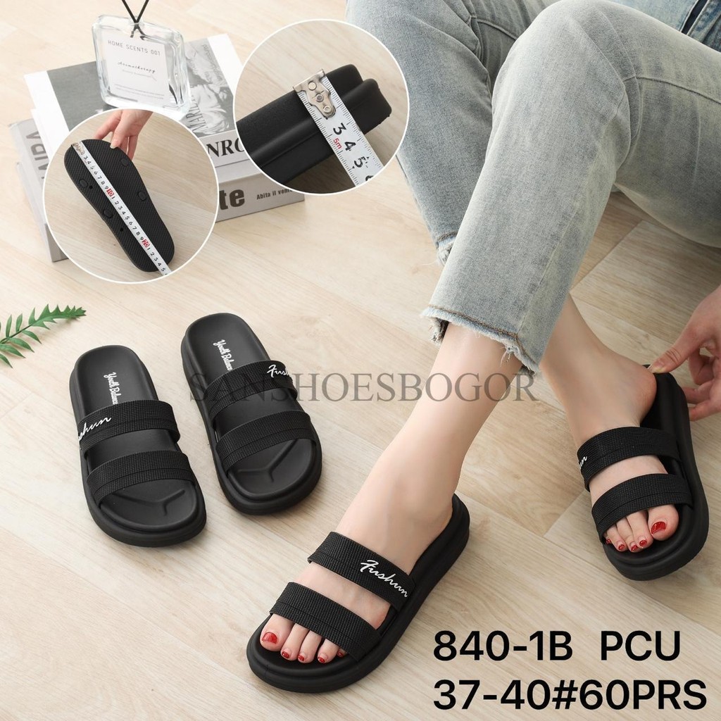 SANDAL SLOP BAN 2 BALANCE TINGGI 2 CM ANTI SLIP ANTI LICIN 840