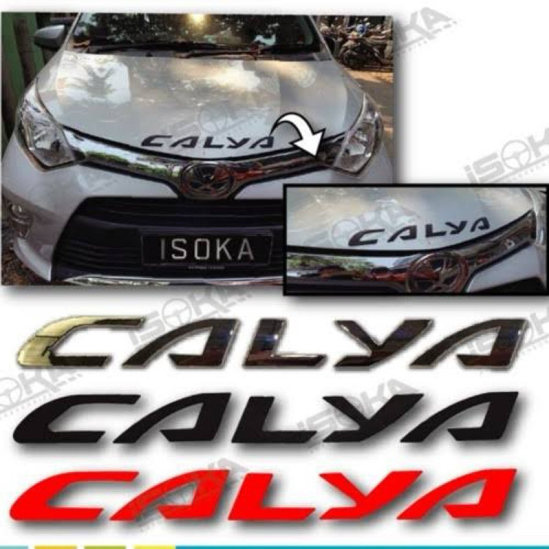 Emblem Kap Mesin Mobil | Eksterior Variasi Mobil | Kap Mesin CALYA