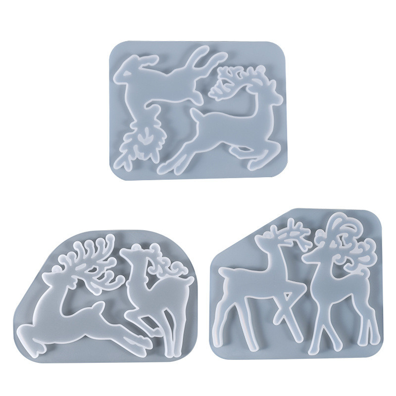 

Elk Shaped Silicone Mold DIY Epoxy Resin Mold Deer Elk Mold Tree Pendant Decoration Elk Mould