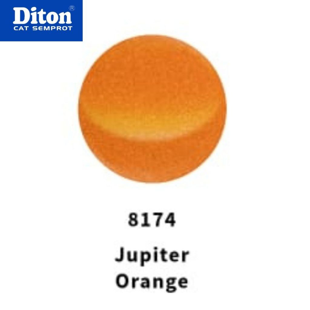 DITON METALIK - 300CC - DM-8174 - JUPITER ORANGE - CAT KALENG SEMPROT MERK DITON ORIGINAL UNTUK MODI